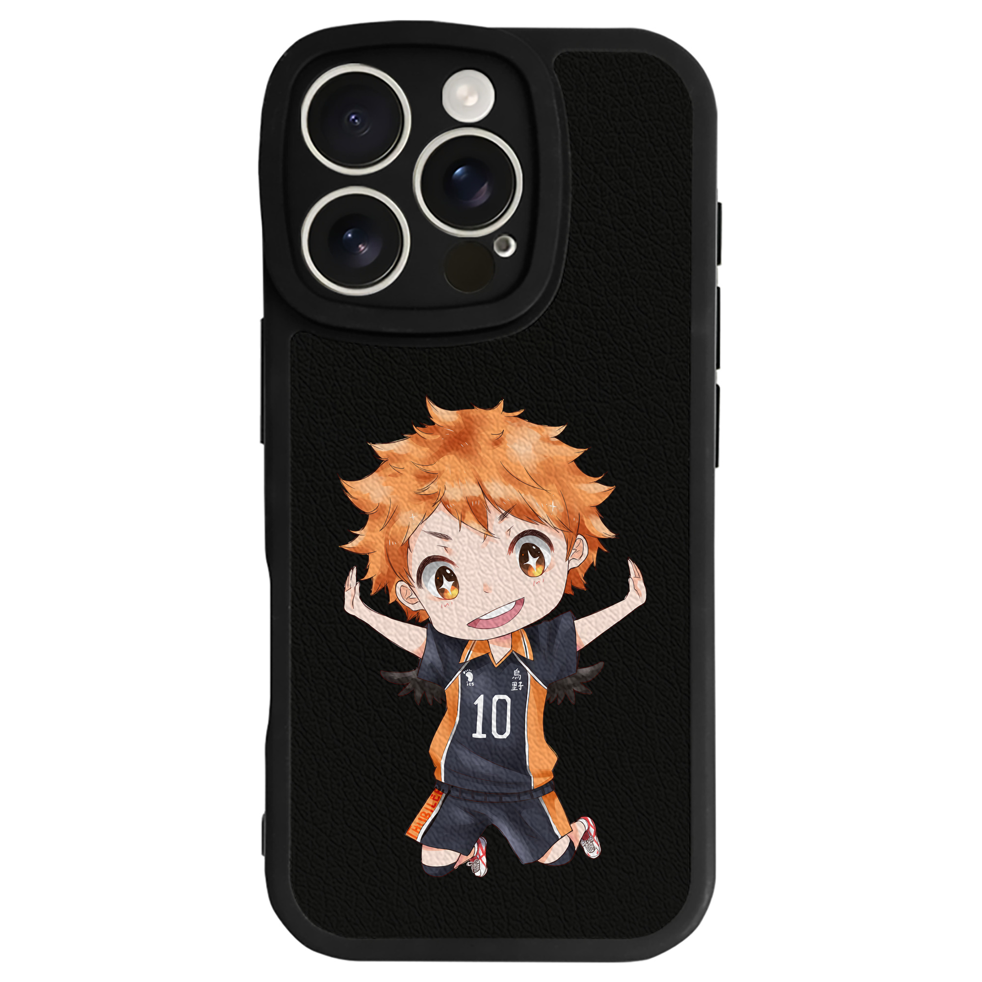 （画像用） ハイキュー!! Haikyu!! 【iPhone 16シリーズ対応】シリコンスマホケース（レザー調） 材質：シリコン
